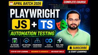 🚀 Playwright Tutorial #1 | Installation & Setup | Playwright with AI | Beginner Guide (JS/TS) Profile