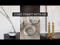 come thrift with me + thrift haul | Mid Century Modern and Minimal Home Decor from Goodwill