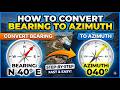 How to Convert Bearing to Azimuth (Step-by-Step Guide)