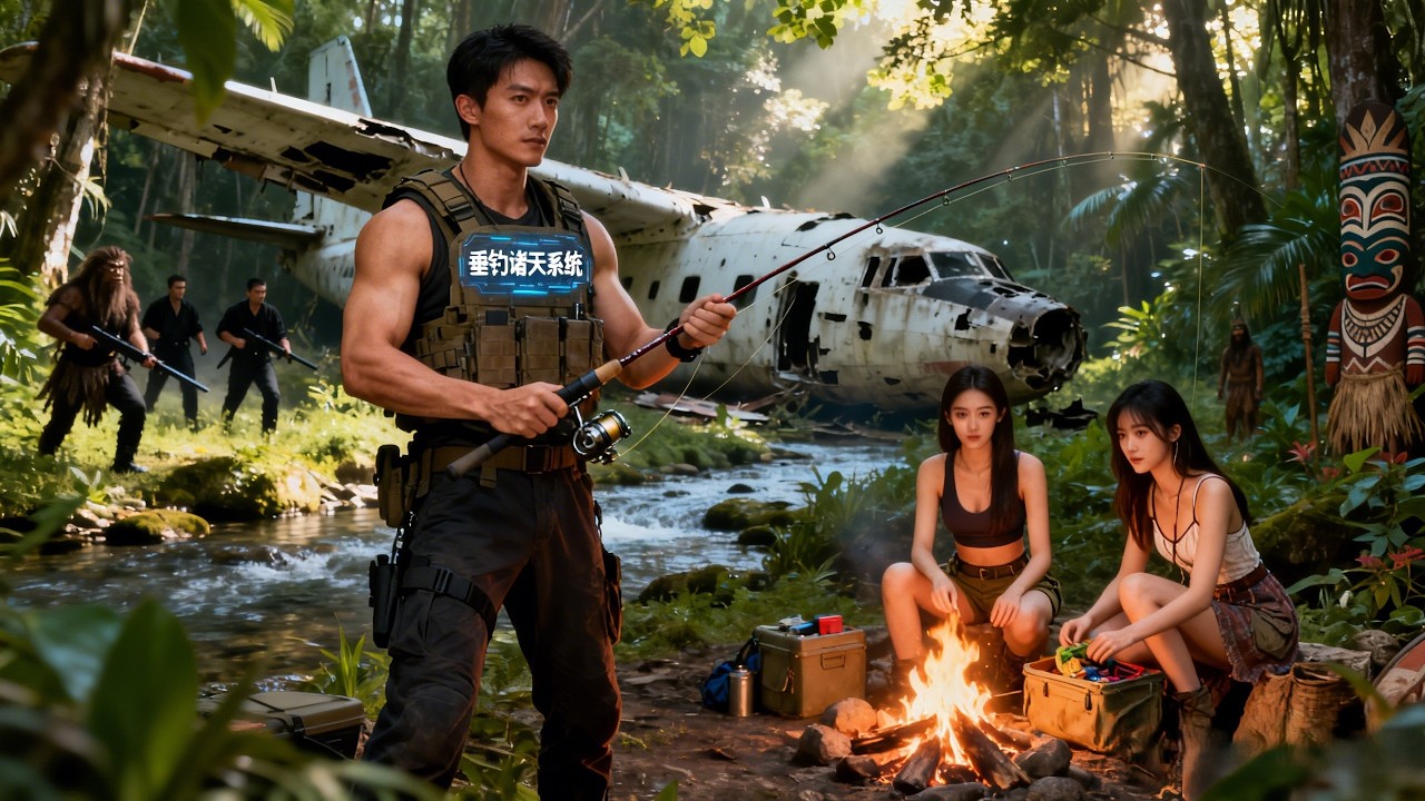 流落80年代原始森林！绑定垂钓诸天系统，钓起国民女神和闺蜜