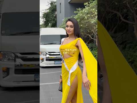 اليوم الثاني عشر ملكة جمال الكون تايلاند 2025 فينا برافينار سينغ في إطلالتها خلال بروفات اليوم