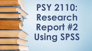 PSY 2110: Using SPSS to Compute an Independent-Samples t-Test in RR#2