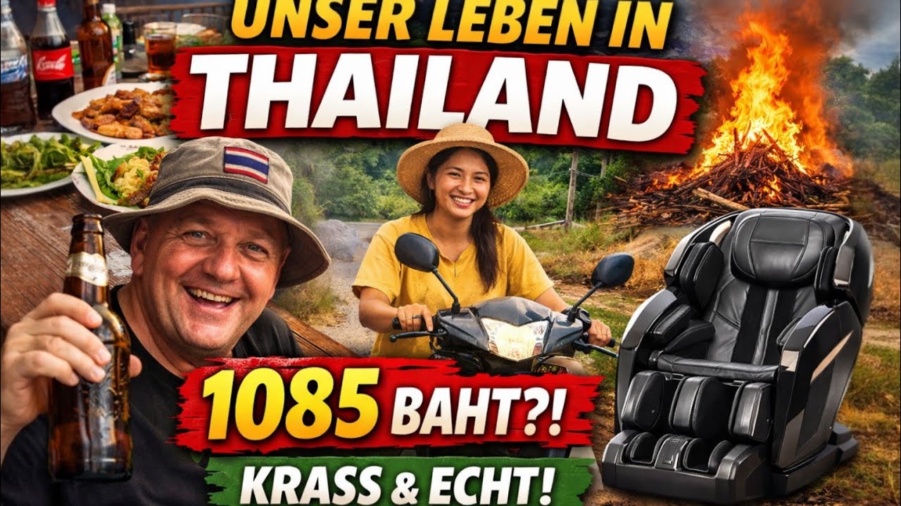 🔥 1085 Baht für diesen Tag?! 😳 So sieht unser echtes Leben in Thailand aus! 🇹🇭