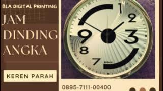 KEREN PARAH, CALL WA 0895-7111-00400, Jam Dinding Angka