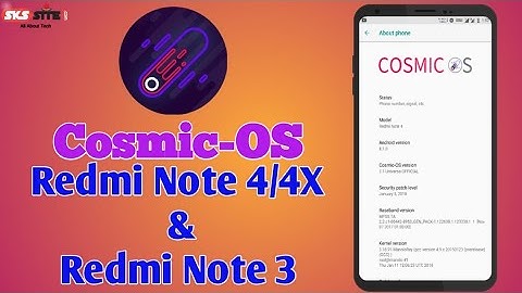 Cosmic-OS for Redmi Note 4/4X & Redmi Note 3 | Top Custmization Oreo Roms 🔥
