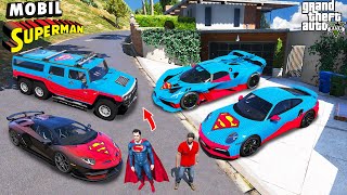 SERU !! Aku Koleksi SEMUA Mobil Superman TERLANGKA di GTA 5