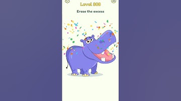 DOP 2 Delete One Part (level 308) | erase the excess | #shorts #dop2 #gaming #gameplay #solve #music