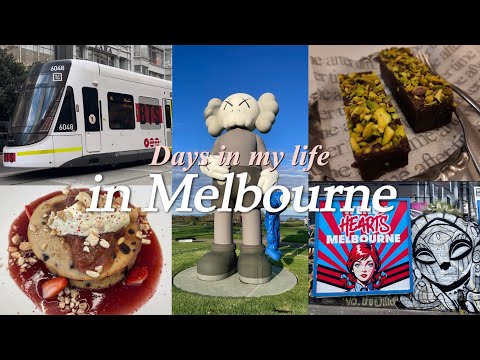 【Melbourne Vlog】BTSラッピングトラム/TREASUREメンバーが行ったカフェ/屋外美術館/街ブラ/Days in my life in Melbourne! ᴀᴜ