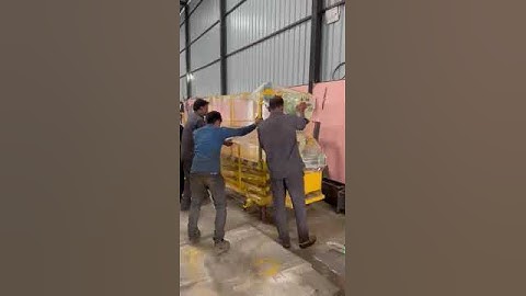 JOIST Scissor Lift Packing Process - #scissorlift Material Handling Equipment