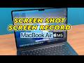 MacBook Air M5 : How to Screen Shot and Screen Record