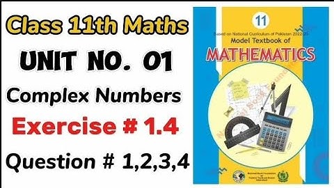 Class 11 Math Exercise 1.4 NBF Ex 1.4 Class 11 federal board FBISE Math National Book foundation