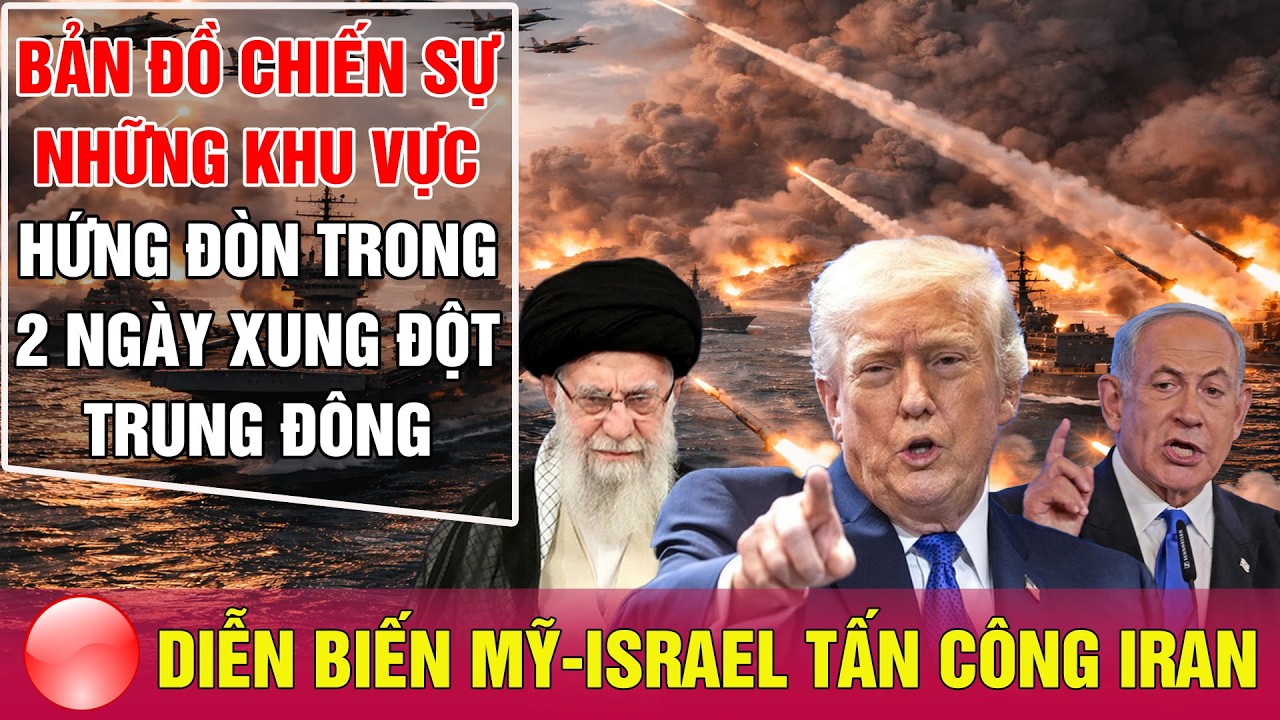 🔴 Mới nhất tối 2/3: Iran Tấn Công Trả Đũa 10 Nước | Dubai UAE Israel Hỗn Loạn | Cập Nhật Từng Phút