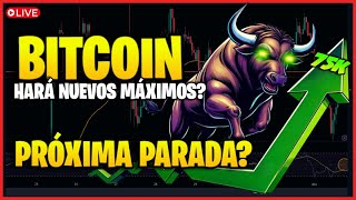 ​SEMANA CLAVE​BITCOIN en BUSCA de MÁXIMOS HISTÓRICOS, ANÁLISIS PRECIO BTC / TRADING EN VIVO ⏰​V149