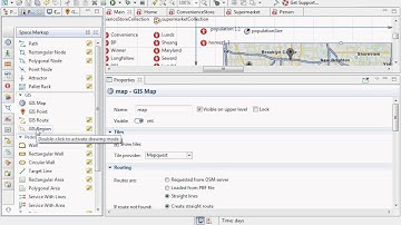 AnyLogic GIS Example Part 2 Exploring AnyLogic GIS Map properties