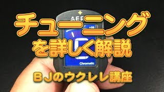 チューニングを詳しく解説  by ELVIS (エルビス) U100S ／ BJのウクレレ講座 No.612