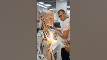 Short circuit brought the android to life ⚡ #android #humanoid #futuristic