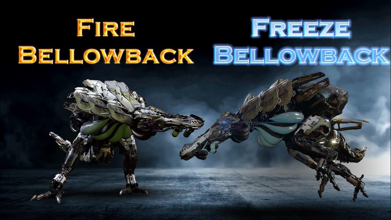 Horizon Zero Dawn Fire Freeze Bellowback Sounds YouTube