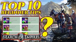 TOP 10 BEGINNER TIPS - MARCH OF EMPIRES screenshot 4