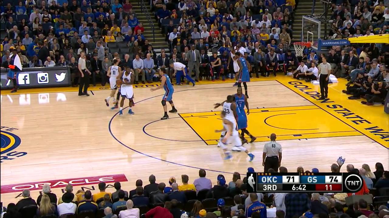 Festus Ezeli Highlights Thunder vs. Warriors 12.18.2014 - 4 Points, 1 Assist