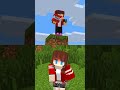 JJ TNT Jump 💥- MAIZEN Minecraft Animation #shorts