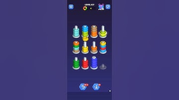 nut sort game video level 1 se 427 tk salutations done ✅ hard level #gameofgames #gameeveryday