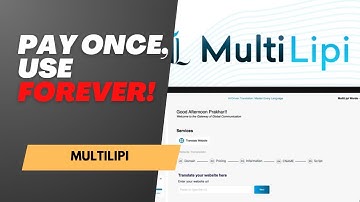 MultiLipi AppSumo Deal 🌍 SEO-Friendly AI Website Translation for Global Reach (Lifetime Access)
