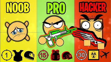 zombs.io noob, hacker , pro