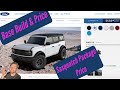 Let's Build a 2021 Ford Bronco Live! (Sasquatch Build and Price - Expensive!)