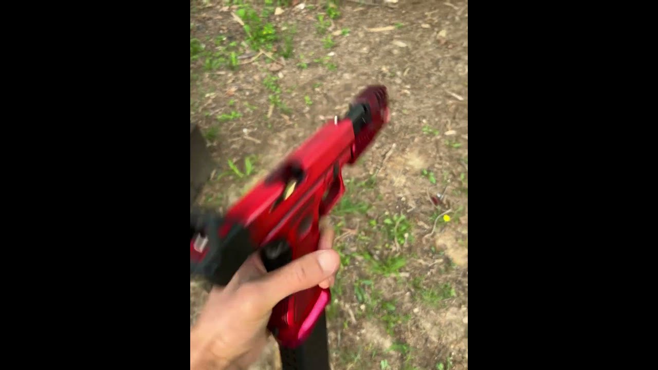 Cerakote Red Glock 17 GEN 3 9mm Gflex And Additional Bells Whistles