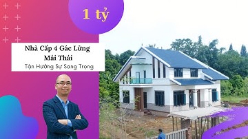 Nhà Cấp 4 Gác Lửng Mái Thái Đẹp Thiết Kế Hiện Đại Tận Hưởng Sự Sang Trọng Tại Phú Thọ | Kisato