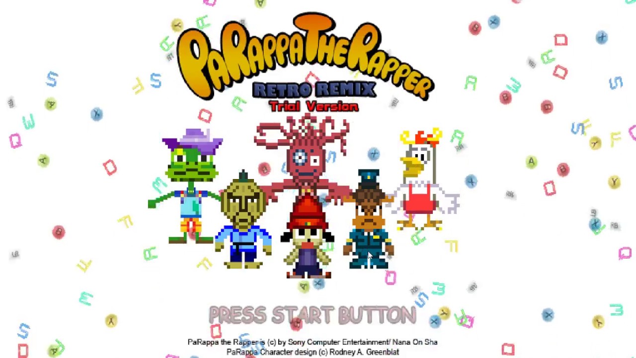 Gameplay de Parappa The Rapper Retro Remix Demo en Español castellano ...