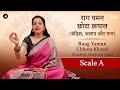 Raag yaman  bandisheri ali piya bina with alaap and taan  scale a  indian classical music