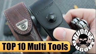 Top 10 Best EDC Multi Tools -- Multi Tool Comparison & Review | Leatherman, Gerber, Victorinox, SOG