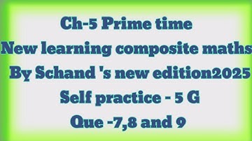 new learning composite maths class 6 self practice 5g q7 to 9 | 6th self practice 5g part 2