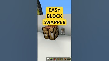 How To Make a Secret Block Swapper in Minecraft!