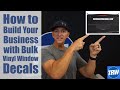 How to Make and Sell Bulk Vinyl Car Window Decals with a Graphtec Vinyl Cutter
