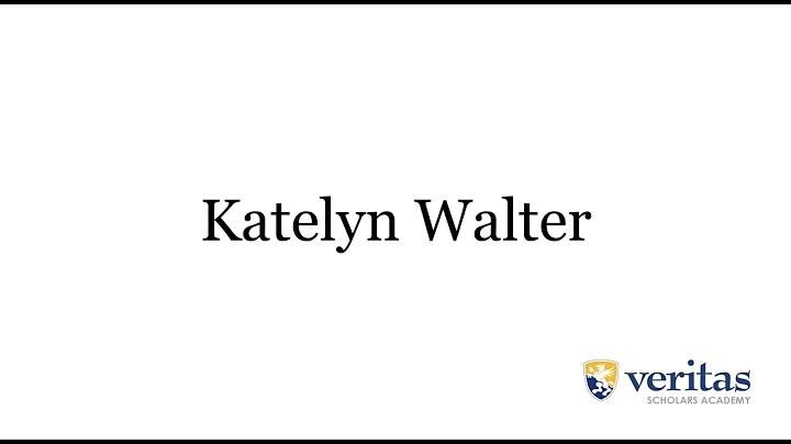 Katelyn Walter - VSA Teacher Introduction Video