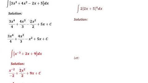 Indefinite Integrals and Basic Integration Formulas Part 3