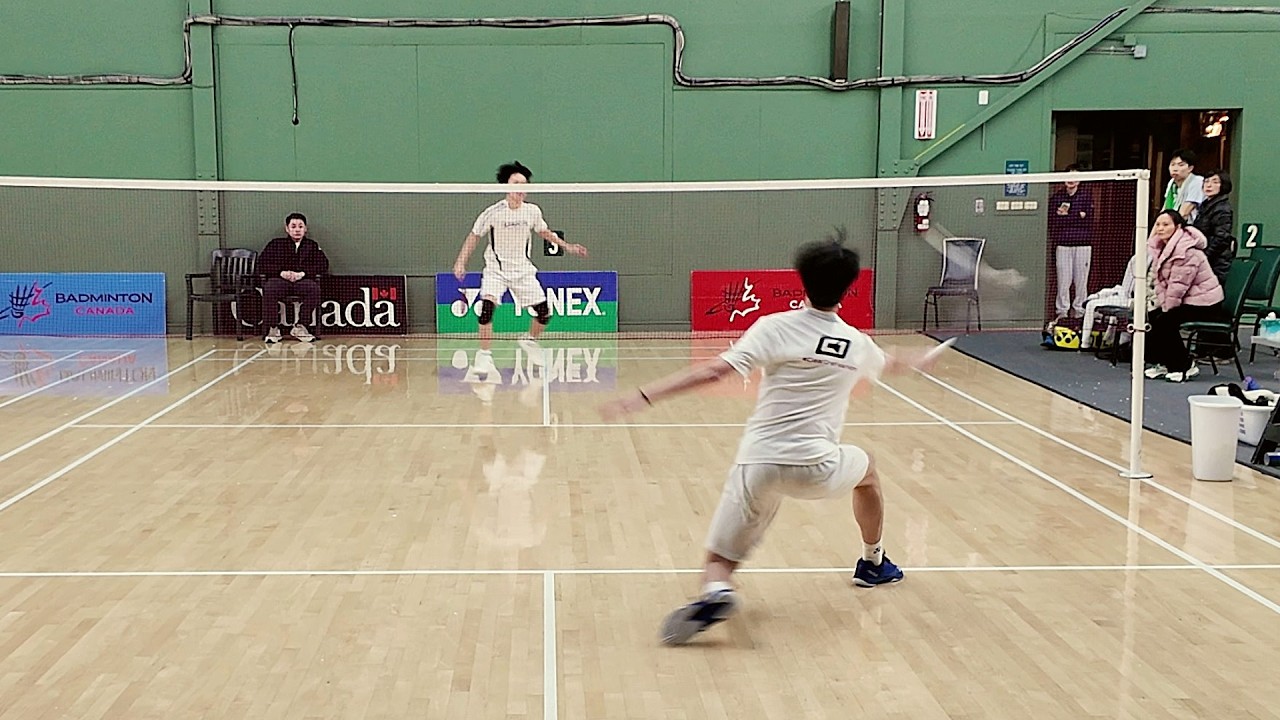 Quarter Final--Boys Singles--U19--Harry Ng Vs Qiuchen Yan--Junior Elite Badminton.
