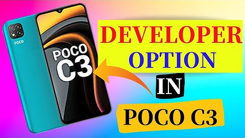How to Enable Developer Option in POCO C3|Activate Advanced Features of Developer Mode poco mobile