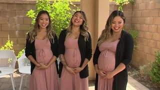 California triplet sister pregnant at the same time, to soon give birth