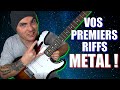 Cours de guitare  vos premiers riffs mtal 