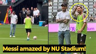 Messibeckham First Training At New Inter Miami Stadium Look At Their Reaction