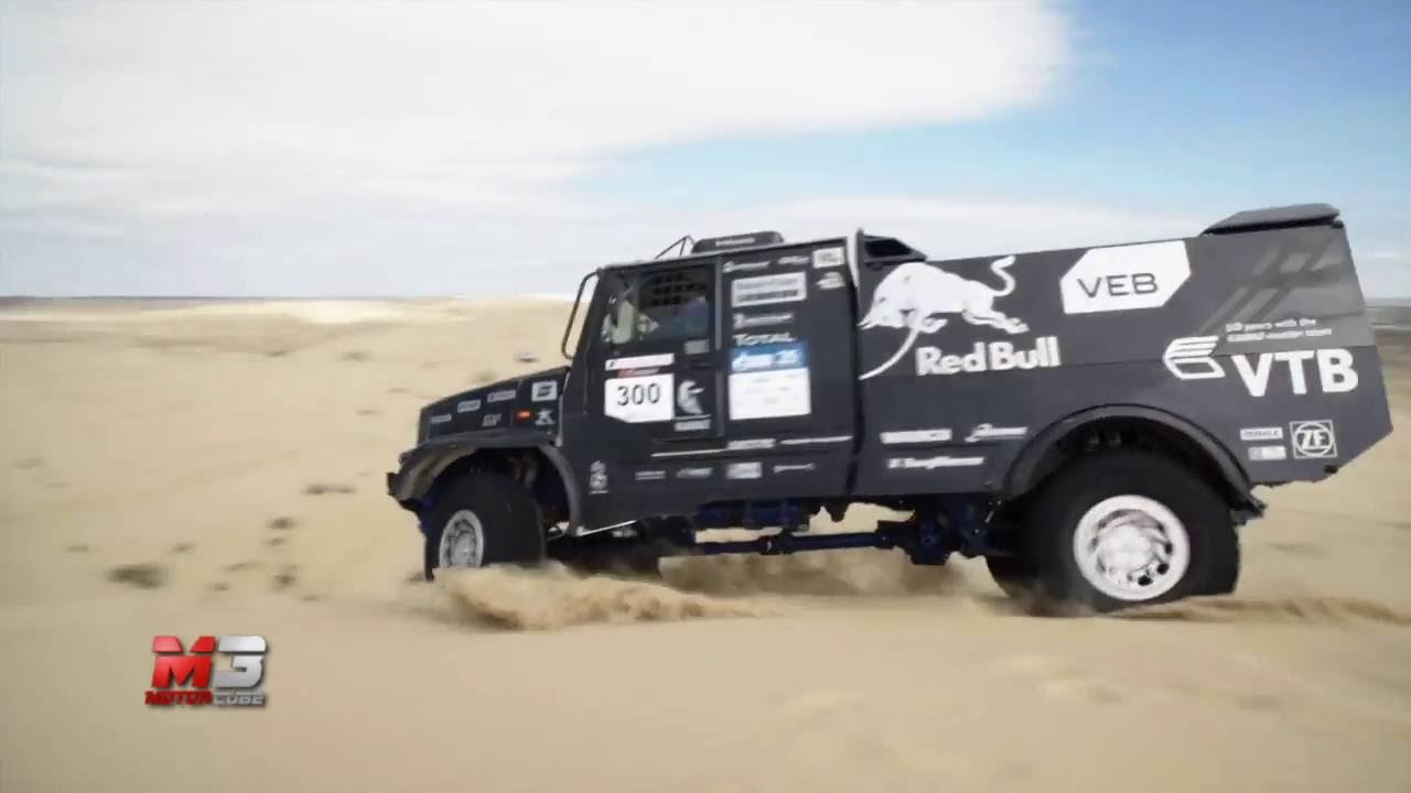 NEW KAMAZ CAB TRUCK 2016   FIRST TEST DRIVE ON DESERT AT SILK WAY RALLY 2016