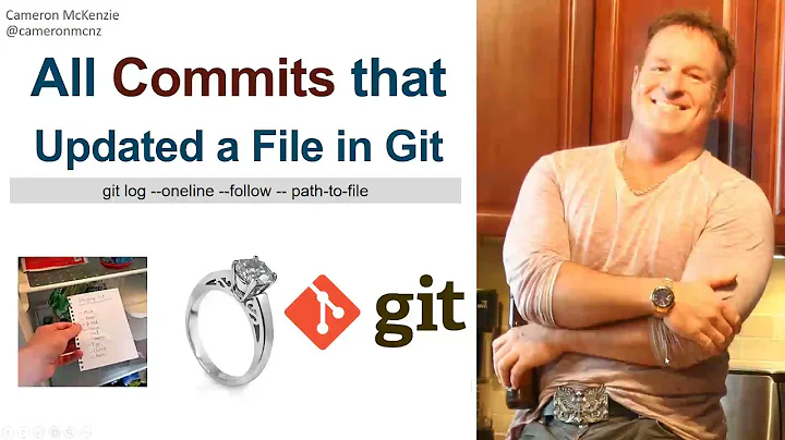 How to List all Git Commits for a File