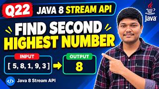 Java 8 Stream API 🔥 | Find Second Highest Number (Easy Trick) | Most Asked Interview Question