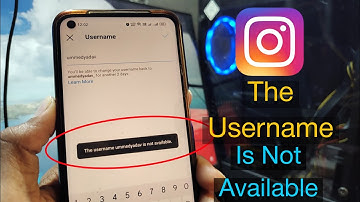 instagram the username is not available problem solve