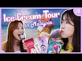 Korean Girls tried Ice Creams in Malaysia vol.2 🍍 Ice Cream Mukbang l Blimey in JB ep.03