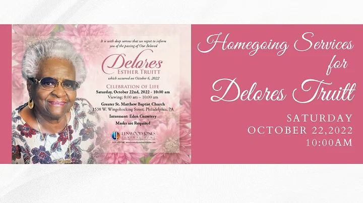 Homegoing Celebration for Delores Truitt