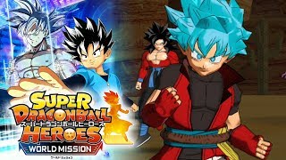 ... let's continue the playthrough of super dragon ball heroes world